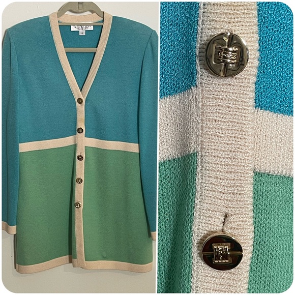 St. John Sweaters - 🔹 St John Collection Knit Cardigan size 8 Vintage